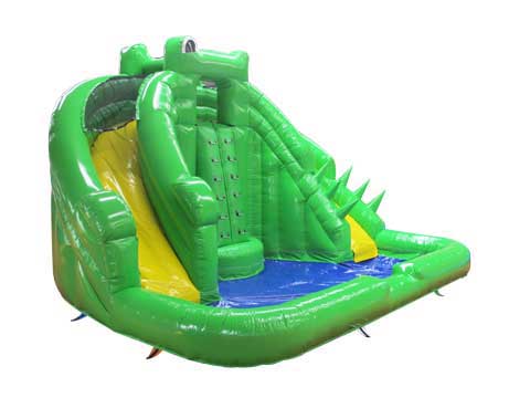 Commercial grade inflatable water slide