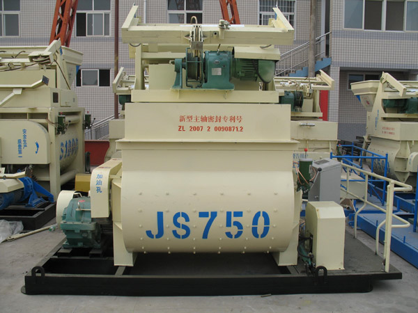 JS750 electric concrete mixer