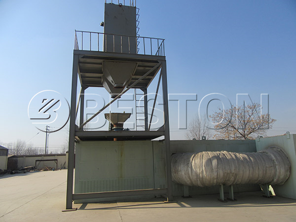 continuous waste plastic recycling pyrolysis system
