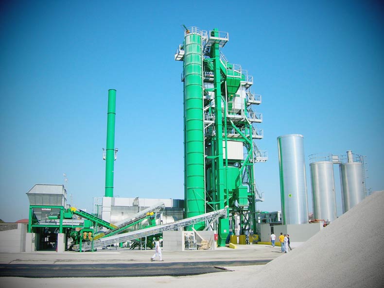 working process of asphalt hot plant