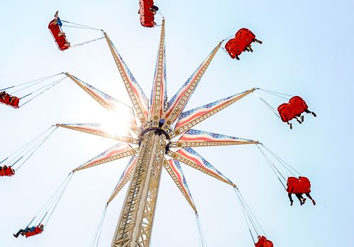 Swing Tower Rides in China