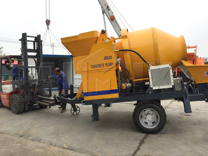 best concrete pump stationary machine