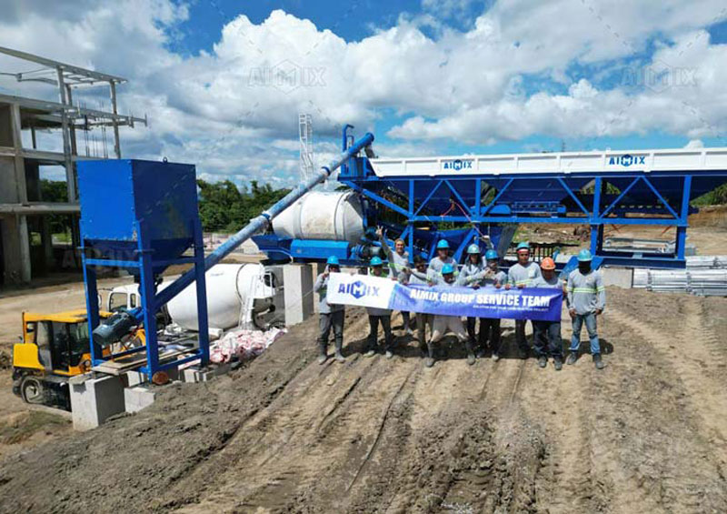 Mobile Concrete Batching Plant
