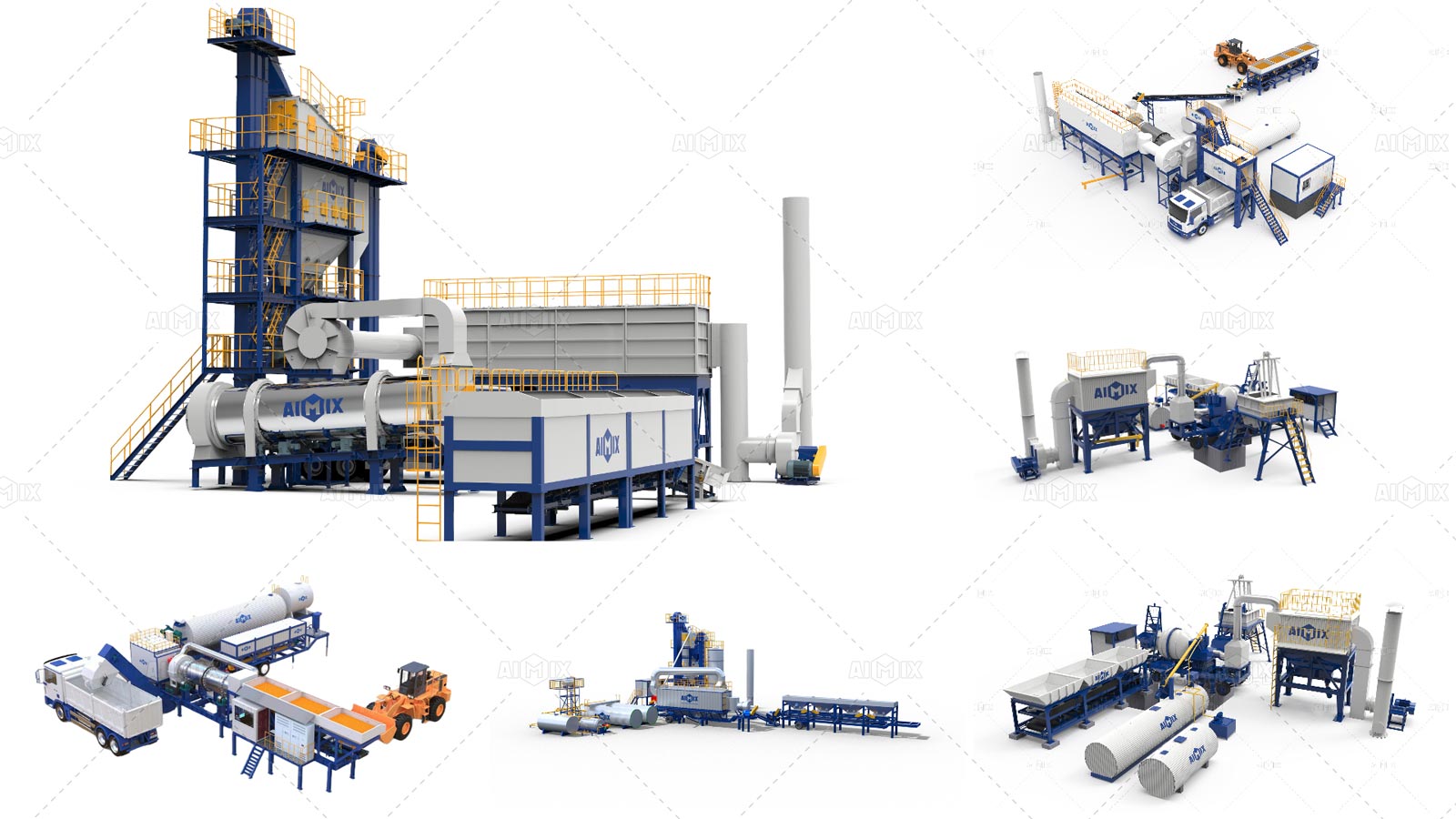 all kinds of types of asphalt plants