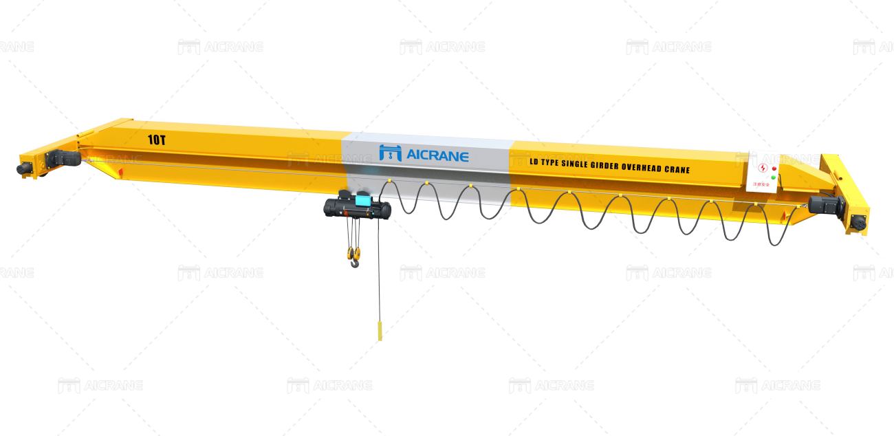 single girder overhead crane cost