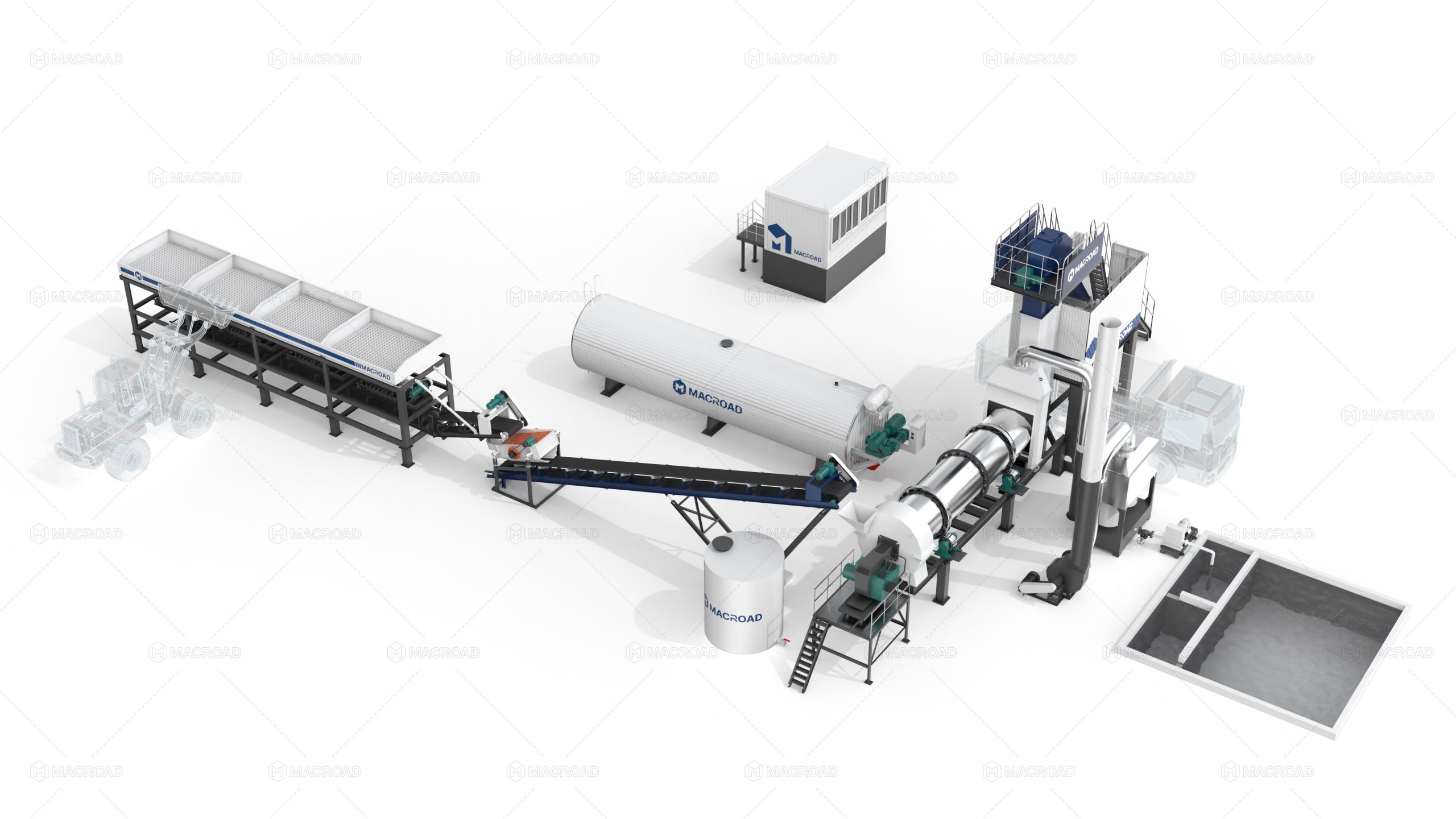drum asphalt mixing plant