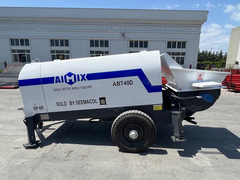 Trailer Concrete Pump For Construction Projects