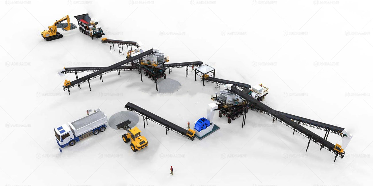 150tph vsi crusher plant quartz sand making production line