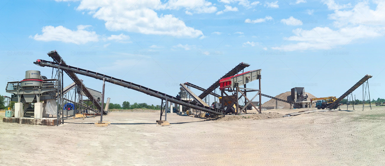 stationary VSI sand crusher plant in Uzbekistan
